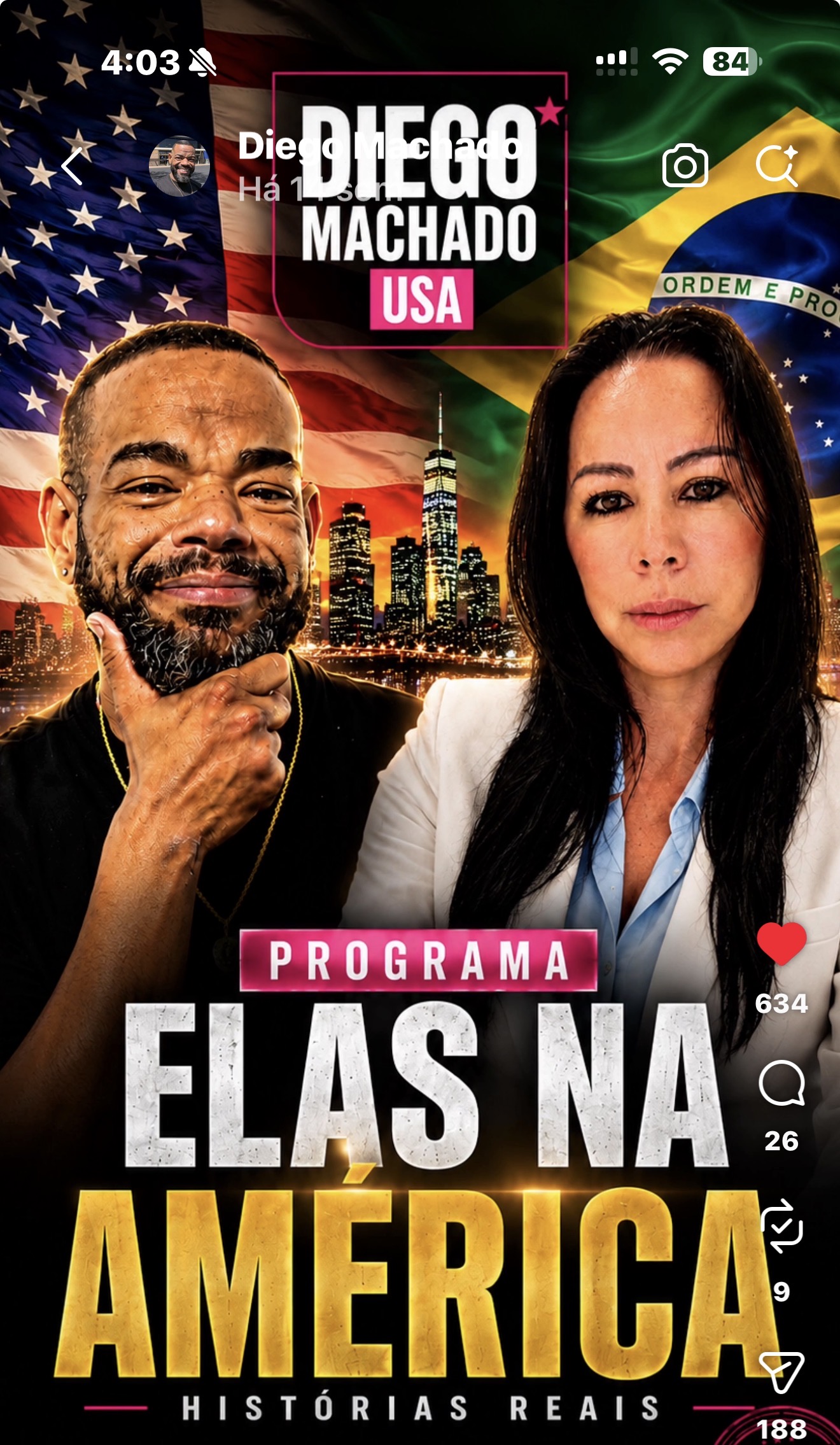 Presença na mídia